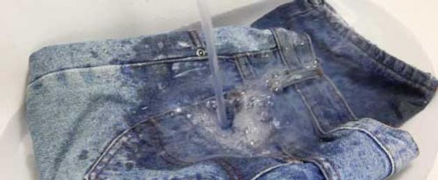Как отстирать мазут с одежды в домашних условиях? способа для джинсовых тканей. 